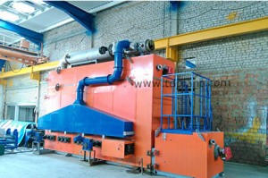 Thermolysis pipe cleaning plant assembled at the Client’s production site