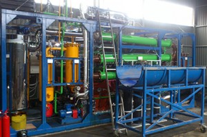 IPEC supplied TDP-1 plant for waste tire processing