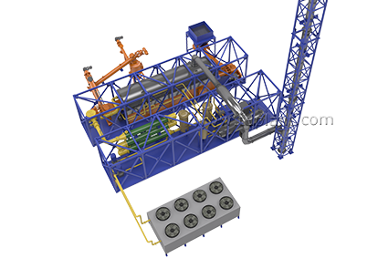 Continuous Thermal Decomposition Plant (TDP-2-2000)