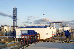 Oil sludge treatment plant